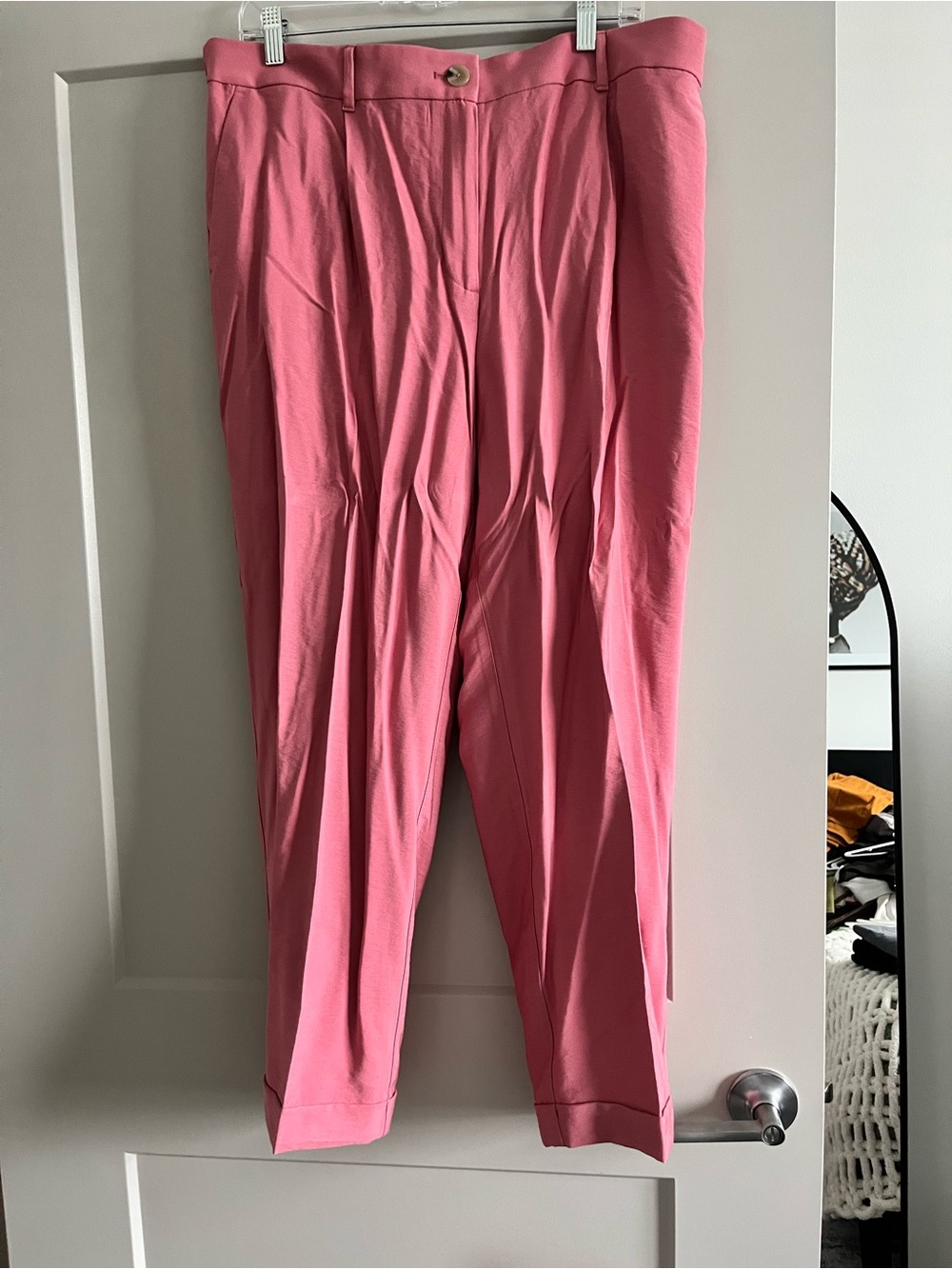 Loft Fashion Pink Women's Trousers